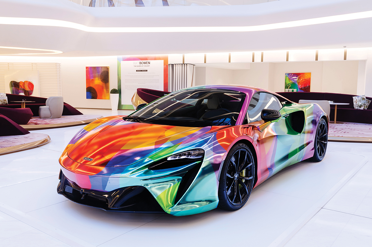 McLaren Artura Art Car by Nat Bowen