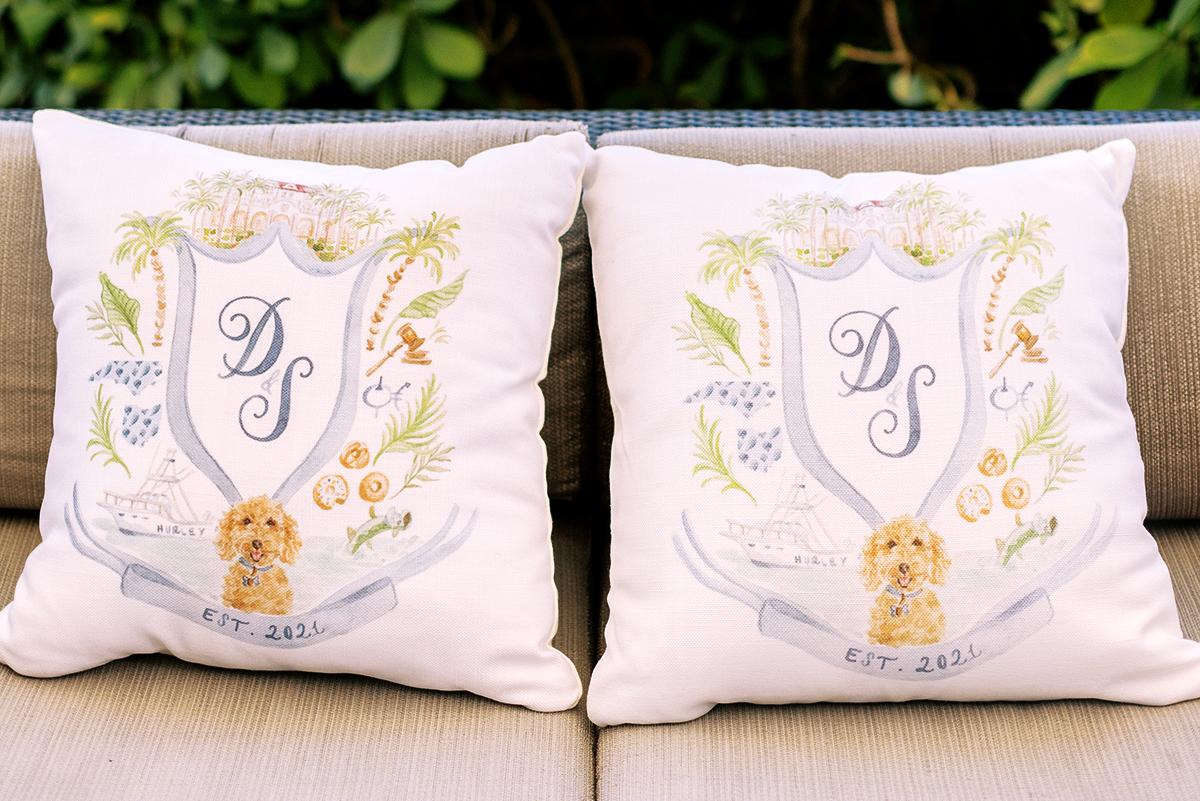 Simply Jessica Marie Custom Crest Pillow