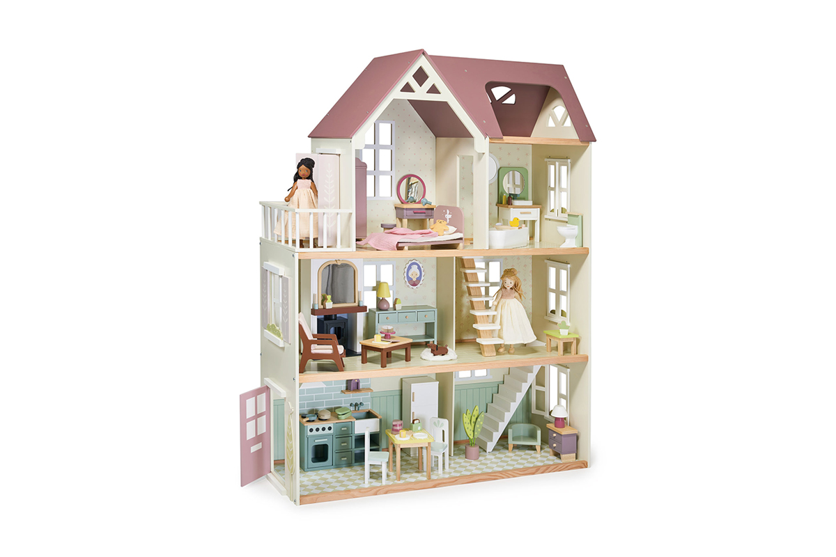 Tender Leaf Mulberry Mansion Wooden Dollhouse