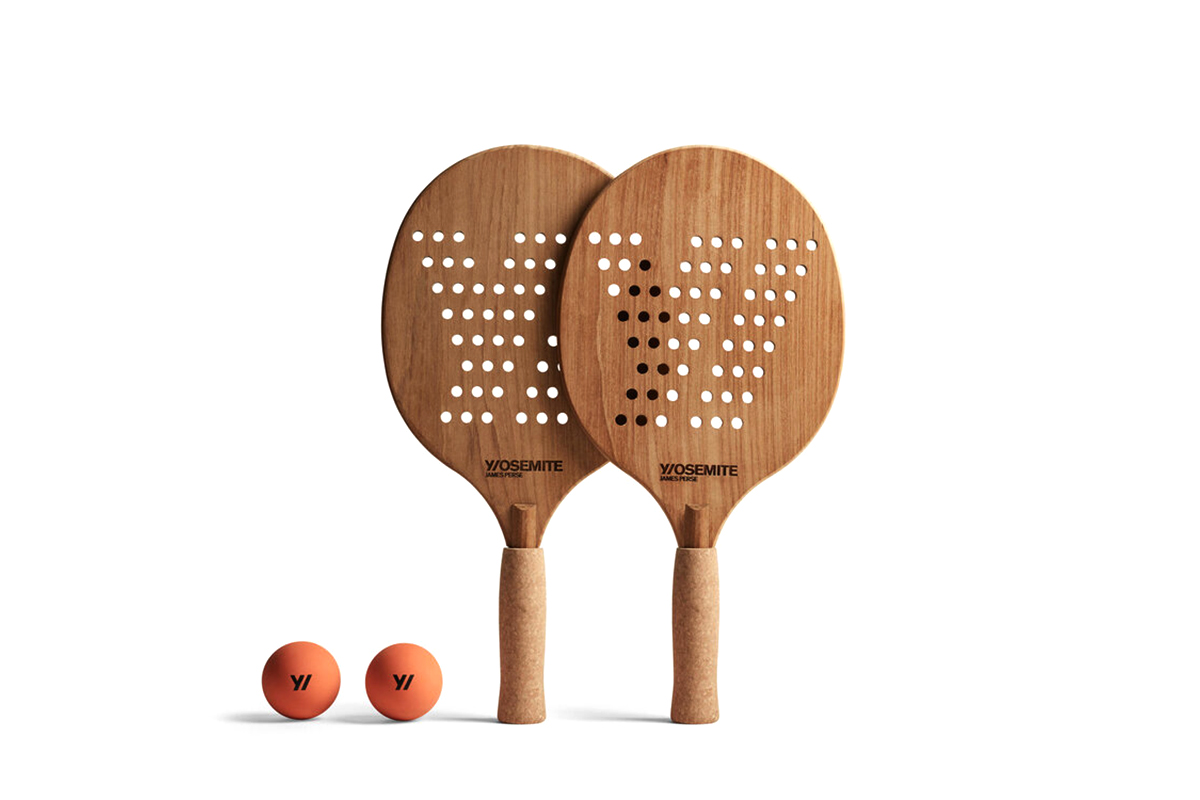 James Perse Y/OSEMITE Teak Paddleball Set