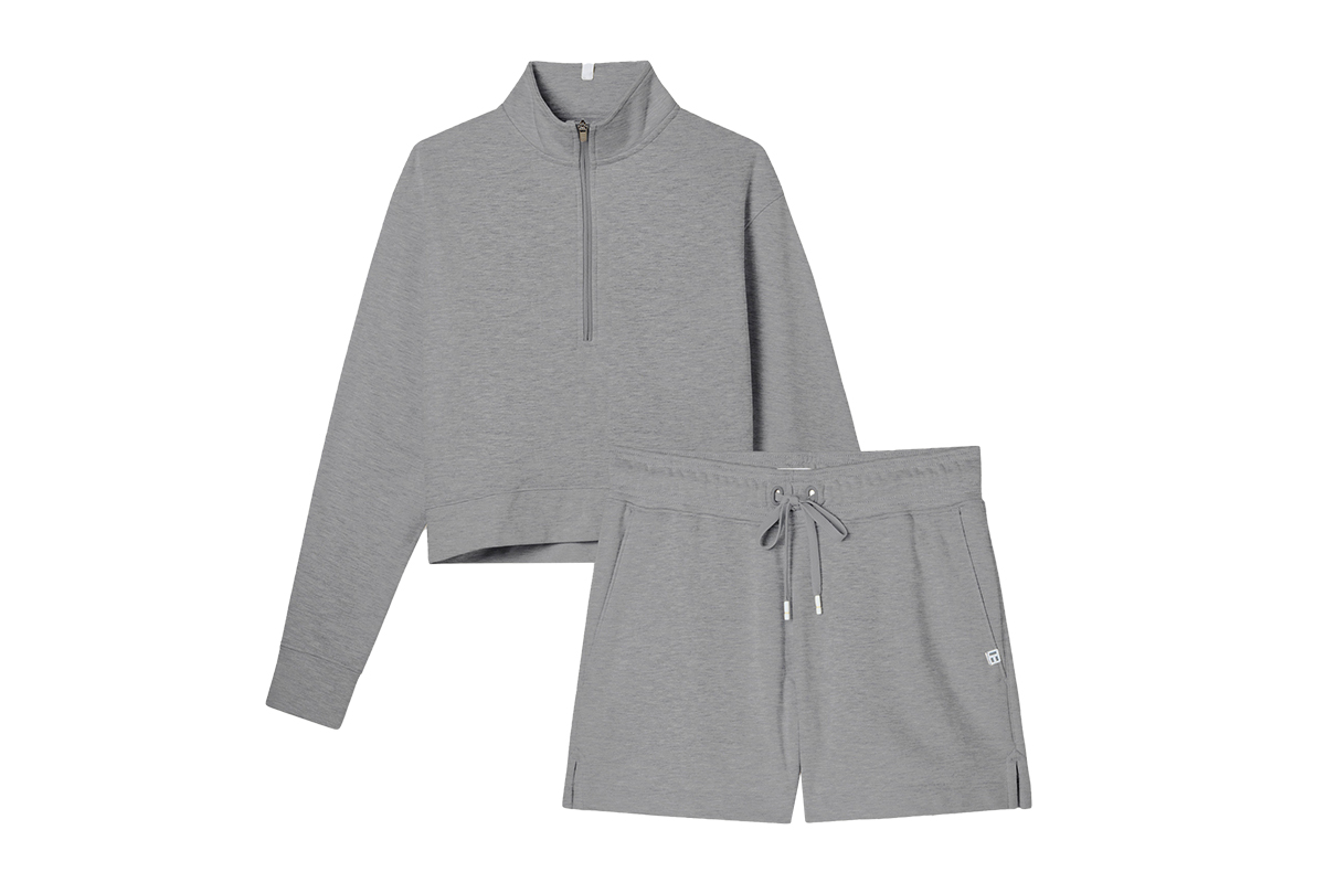 Tommy John Women’s French Terry Hoodie and Short Set